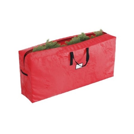 HASTINGS HOME Christmas Tree Storage Bag up to 9 Foot Artificial Trees, Protects Decorations from Damage (Red) 496512VDD
